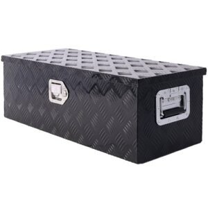 30inch Aluminum Tool Box,heavy Duty Truck Bed Tool Box,outdoor Trailer Pickup Storage Tool Box,RV Storage Organizer,underbody Box W  Lock Keys,bl