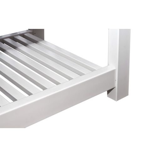Elevated Planter Raised Grow Bed in White Vinyl - Image 4