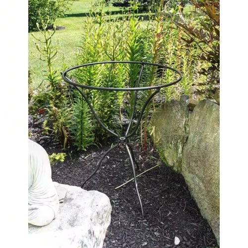 29-inch High Tripod Ring Stand for Birdbath - Bird Bath Bowl Not Included - Image 3