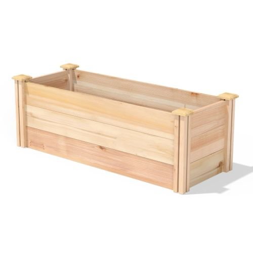 48 in x 16 Premium Cedar Wood Raised Garden Bed - Made in USA - Image 4