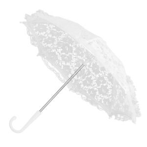 Craft Flowers Lace Embroidery Umbrella Children's Stage Performance Mini Decorative Umbrella Decoration Accessory