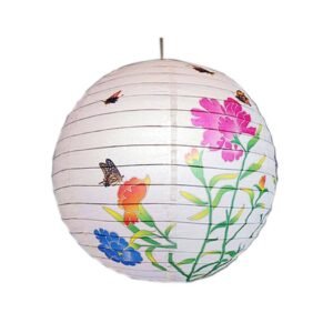 [Carnation]Chinese/Japanese Style Decorative Hanging lantern Paper Lantern16"